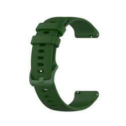(Garmin Forerunner255S/Venu 2S/vivomove 3S/vivoactive 4S) Sonique Λουράκι Σιλικόνης Dot Band 18mm Χακί
