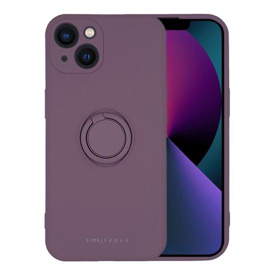 (iPhone 13) Roar Back Cover Σιλικόνης Μωβ