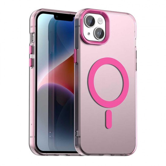 (iPhone 13) Techsuit Back Cover CandyCase MagSafe Pink