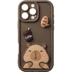 (iPhone 15) Senso Back Cover 3D Trendy Capybara