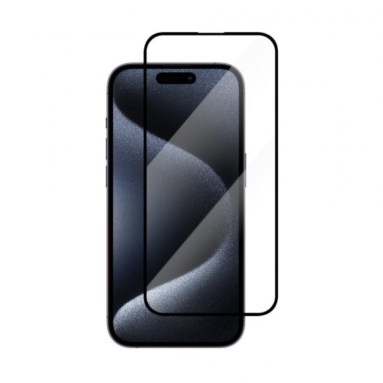 (iPhone 15 Pro) Vmax 9D Tempered Glass