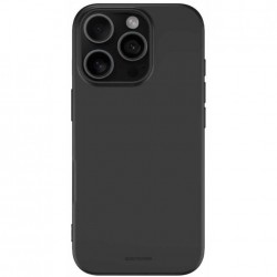 (iPhone 16 Pro) Spacecase Back Cover Silicone Black