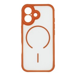 (iPhone 17) Sonique Back Cover Magnetic MagFrost Πορτοκαλί