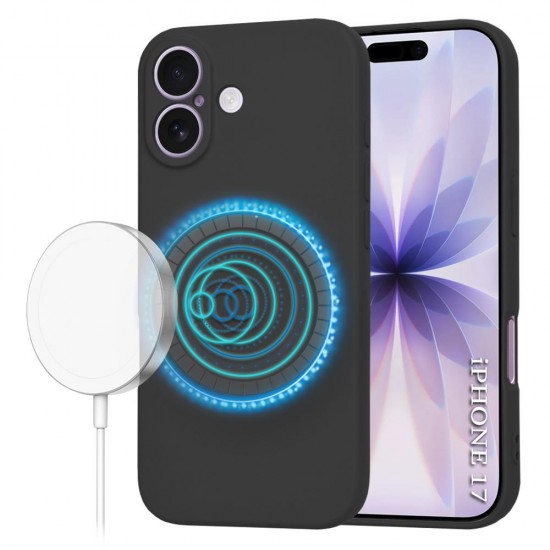 (iPhone 17) Techsuit Back Cover SoftFlex MagSafe Black
