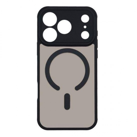 (iPhone 17 Pro) Sonique Back Cover Magnetic MagMatte Lens Μαύρο