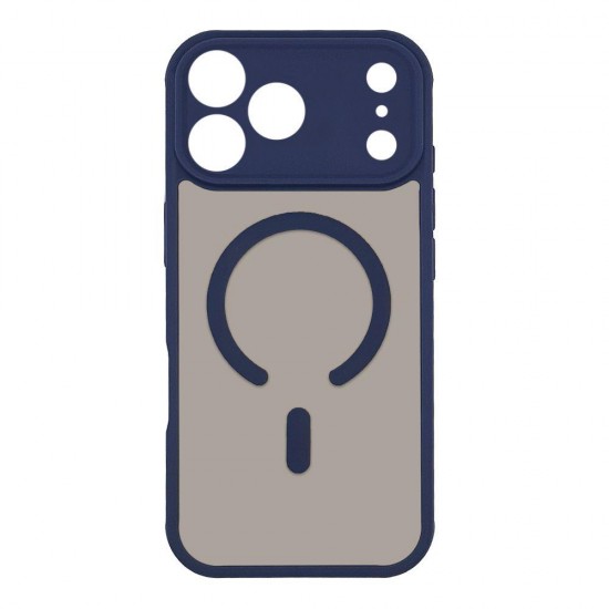(iPhone 17 Pro Max) Sonique Back Cover Magnetic MagMatte Lens Μπλε Σκούρο