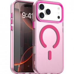 (iPhone 17 Pro Max) Techsuit Back Cover CandyCase MagSafe Pink