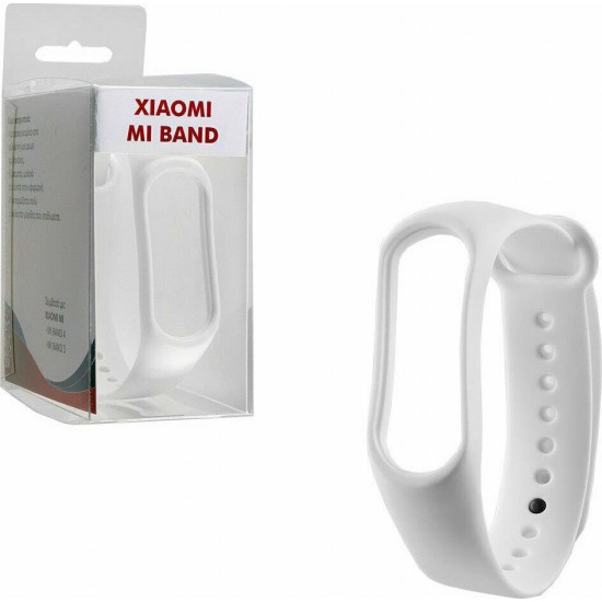 (Mi Band 3/Mi Smart Band 4)
Volte-Tel Λουράκι Σιλικόνης Λευκό