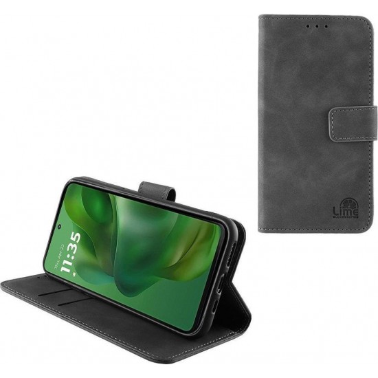 (Moto G 5G 2025)
Lime Book Cover Essential Magnet Grey