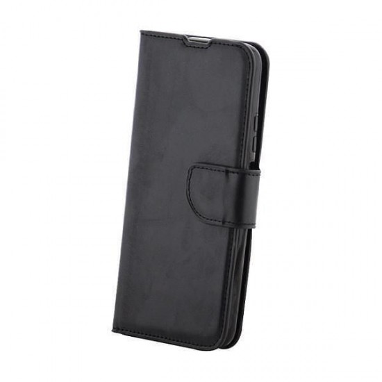 (Realme C30) Leewello Book Cover Fancy Diary Black