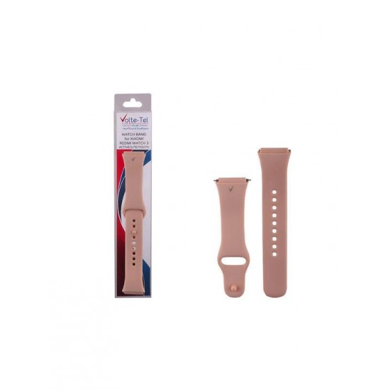 (Redmi Watch 3 Active) Volte-Tel Λουράκι Σιλικόνης Ροζ