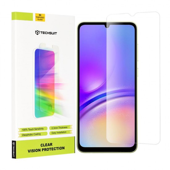 (Samsung Galaxy A05/A05s) Techsuit Clear Vision Tempered Glass Transparent