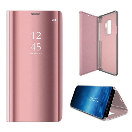 (Samsung Galaxy A16) OEM Book Cover Clear View Pink