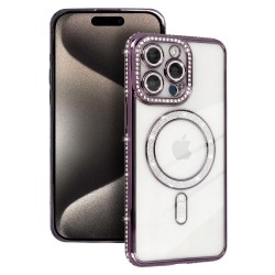 (Samsung Galaxy A17 5G) OEM Back Cover Magsafe Bling Purple