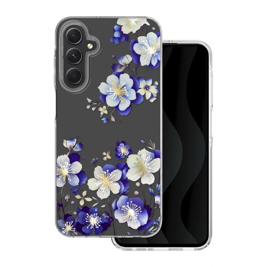 (Samsung Galaxy A25 5G) OEM Back Cover Floral TPU Clear