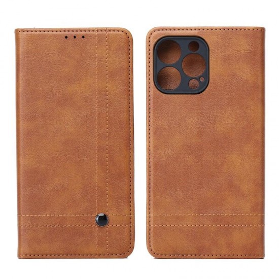 (Samsung Galaxy A26 5G) TFO Book Cover Smart Seam Brown