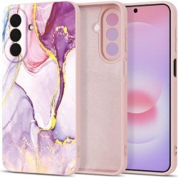 (Samsung Galaxy A27 5G) Tech-Protect Back Cover Icon Marble Pink