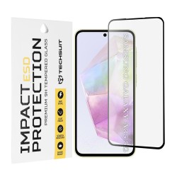 (Samsung Galaxy A35 5G/A55 5G) Techsuit ESD Tempered Glass Black