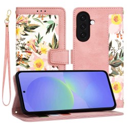 (Samsung Galaxy A36 5G) Techsuit Book Cover FlipCraft Sweetheart Pink