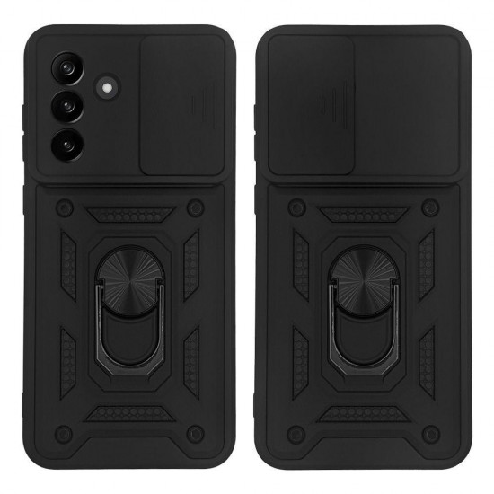 (Samsung Galaxy A37 5G) Sonique Back Cover Ring Armor CamPro Μαύρο