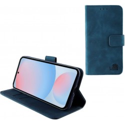 (Samsung Galaxy A56 5G) Lime Book Cover Essential Magnet Stand Dark Blue