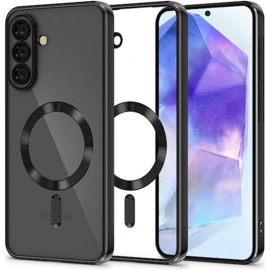 (Samsung Galaxy A56 5G) Tech-Protect Back Cover Magflex Silicone Black