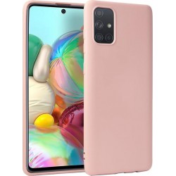 (Samsung Galaxy A71) ILike Matt TPU Case Powder Pink