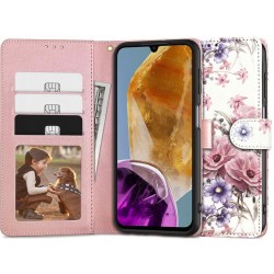 (Samsung Galaxy M15) Tech-Protect Book Cover Blossom Flower Πολύχρωμο