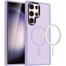 (Samsung Galaxy S23 Ultra) HappyCase Ημιδιάφανη Σκληρή Θήκη MagSafe Matte  Violet