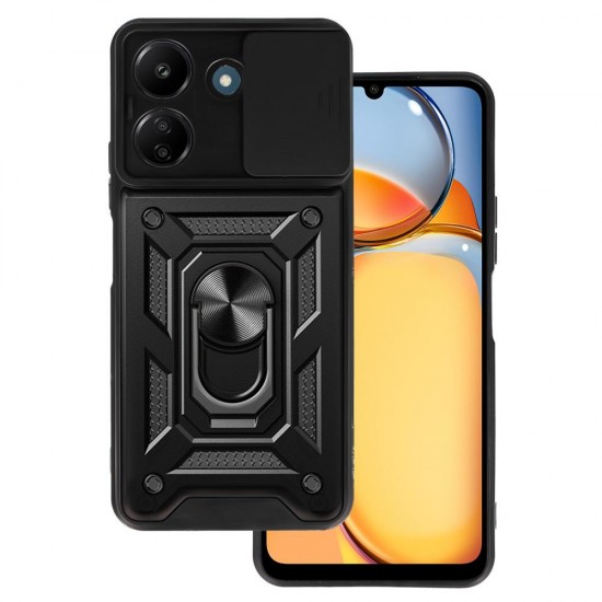 (Xiaomi Redmi 13C/Poco C65) OEM Back Cover Camera Armor Black