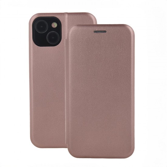 (Xiaomi Redmi 13C/Poco C65 4G) OEM Book Cover Smart Diva Rose Gold