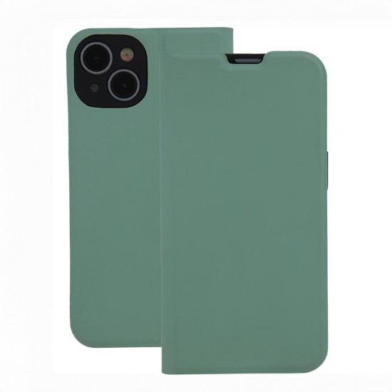 (Xiaomi Redmi 13C 4G/5G) OEM Book Cover Smart Soft Light Green