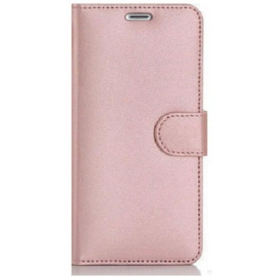 (Xiaomi Redmi 14C/Poco C75) OEM Book Cover Fancy Diary Rose Gold