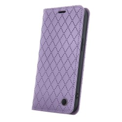 (Xiaomi Redmi 15C/Poco C85) OEM Book Cover Smart Caro Purple
