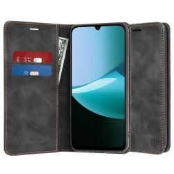 (Xiaomi Redmi 15C 4G/5G) Techsuit Book Cover Confy Black