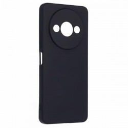(Xiaomi Redmi A3) Senso Back Cover Liquid Μαύρο