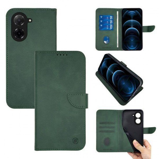 (Xiaomi Redmi A5 4G) Sonique Book Cover Urban Wallet Πράσινο Σκούρο