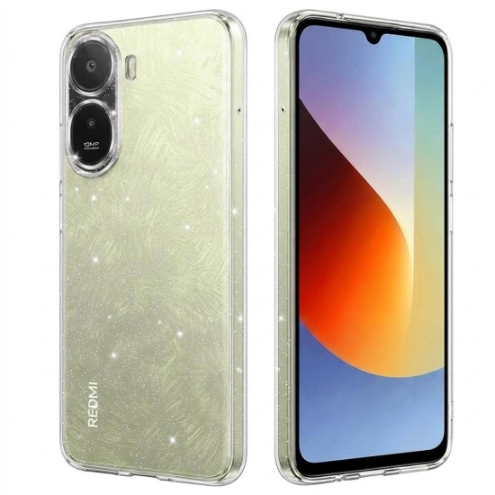 (Xiaomi Redmi A7 Pro 4G) Techsuit Back Cover SparkleSkin Clear