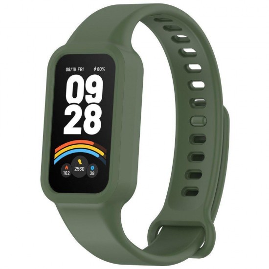 (Xiaomi Redmi Band 9 Active/Band 3) OEM Λουράκι Σιλικόνης Πράσινο