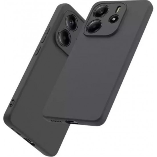 (Xiaomi Redmi Note 14 5G) Senso Back Cover Soft Touch Black