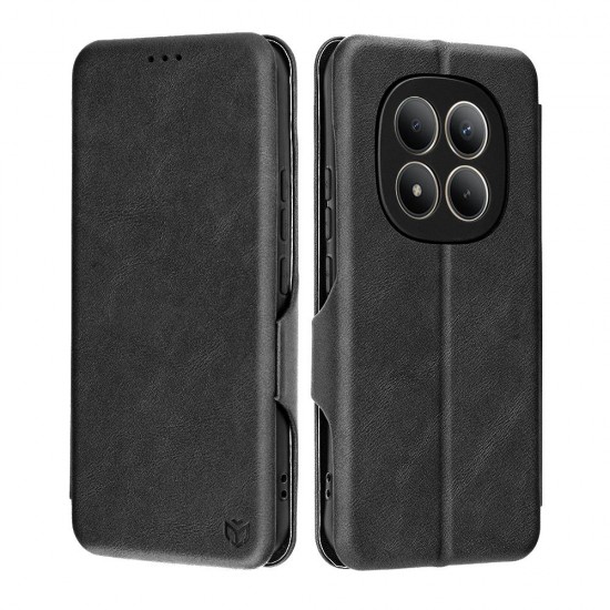 (Xiaomi Redmi Note 15 Pro+ 5G/Poco M8 Pro 5G) Techsuit Book Cover Safe Wallet Plus Black