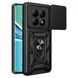 (Xiaomi Redmi Note 15 Pro 5G) OEM Back Cover Slide Camera Σιλικόνης / Πλαστικό Μαύρο