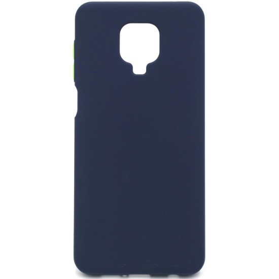 (Xiaomi Redmi Note 9S/Note 9 Pro/Note 9 Pro Max) OEM Back Cover Solid Silicone Navy