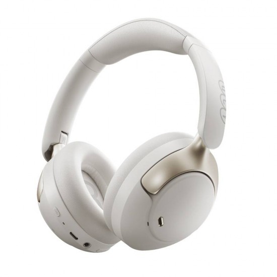 QCY H3 PRO Headset White Hi-Res Audio V5.4 Bluetooth ANC Call Noise Cancelling Headphones 40mm drive QCY H3 PRO Headset White Hi-Res Audio V5.4 Bluetooth ANC Call Noise Cancelling Headphones 40mm drive
