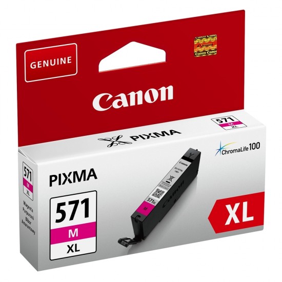 Canon Μελάνι Inkjet CLI-571M XL Magenta (0333C001) (CANCLI-571MXL)