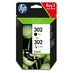 HP Μελάνι Inkjet No.302 Black & Colour 2-Pack (X4D37AE) (HPX4D37AE) HP Μελάνι Inkjet No.302 Black & Colour 2-Pack (X4D37AE) (HPX4D37AE)