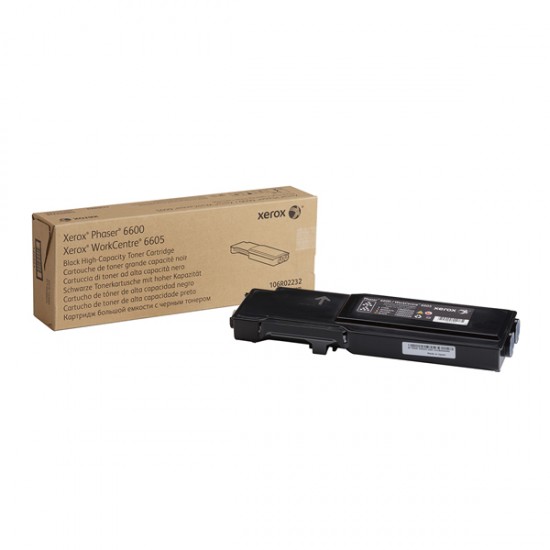 XEROX PHASER 6600 BLACK HC TONER (8k) (106R02232) (XER106R02232) XEROX PHASER 6600 BLACK HC TONER (8k) (106R02232) (XER106R02232)