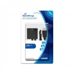 Καλώδιο MediaRange HDMI/VGA Converter with 3.5mm. audio socket Black (MRCS167) Καλώδιο MediaRange HDMI/VGA Converter with 3.5mm. audio socket Black (MRCS167)