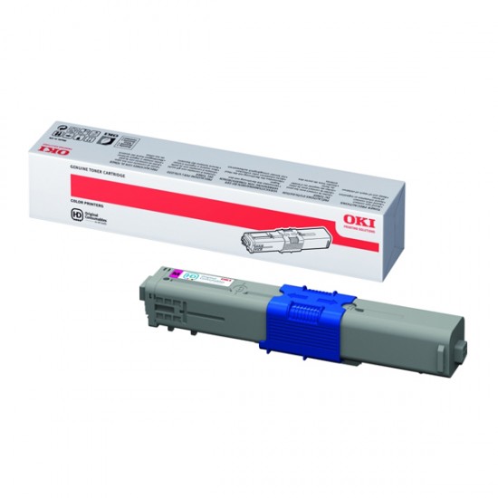 OKI C310/330/510/530 TNR MAGENTA 2K (44469705) (OKI-C310-M) OKI C310/330/510/530 TNR MAGENTA 2K (44469705) (OKI-C310-M)