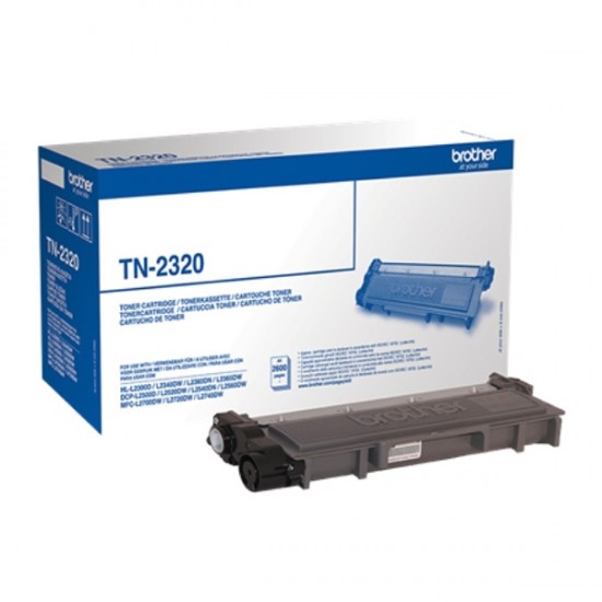 Toner Brother TN-2320 Black HC (TN-2320) (BRO-TN-2320) Toner Brother TN-2320 Black HC (TN-2320) (BRO-TN-2320)